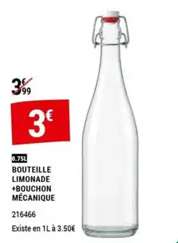 Gamm vert BOUTEILLE LIMONADE offre