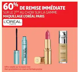 Auchan L'ORÉAL PARIS Sur la gamme maquillage offre