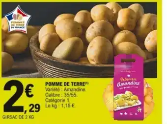 E.Leclerc Pomme de terre offre