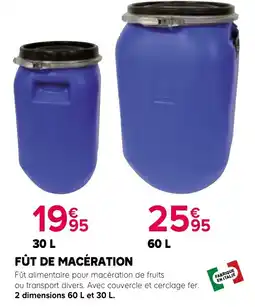 Kiriel Fût de macération offre
