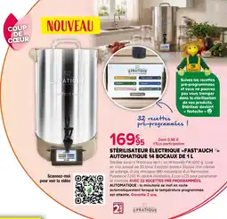 Kiriel LE PRATIQUE STÉRILISATEUR ÉLECTRIQUE «FAST'AUCH» offre