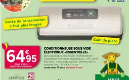 Kiriel PRATIQUE CONDITIONNEUSE SOUS VIDE ÉLECTRIQUE «ESSENTIELLE» offre
