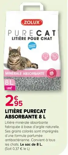 Kiriel ZOLUX LITIÈRE PURECAT offre