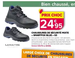Kiriel LEMAITRE CHAUSSURES DE SÉCURITÉ MIXTE « SMARTFOX BLUE » S3 offre