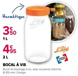 Kiriel Le Parfait Bocal à vis offre