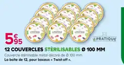 Kiriel PRATIQUE Couvercles stérilisables offre