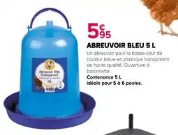 Kiriel ABREUVOIR BLEU 5 L offre