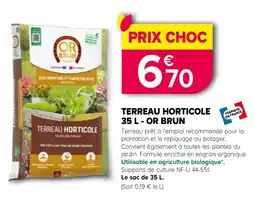 Kiriel OR BRUN Terreau horticole offre