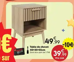 Maxi Bazar Table de chevet offre
