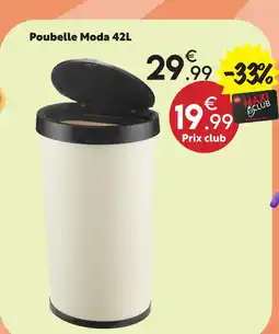 Maxi Bazar Poubelle moda 42l offre