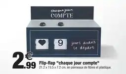 Bazarland Flip-flap chaque jour compte offre