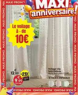 Maxi Bazar Voilage lily offre