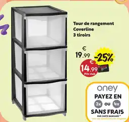 Maxi Bazar Tour de rangement coverline offre