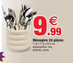 Bazarland Ménagère 24 pièces offre