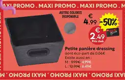 Maxi Bazar Petite panière dressing offre