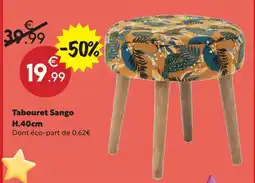 Maxi Bazar Tabouret sango h.40cm offre