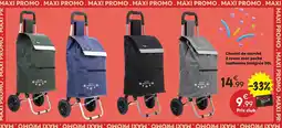 Maxi Bazar Chariot de marché 2 roues avec poche isotherme intégrée offre