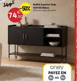 Maxi Bazar Buffet 2 portes tedy offre