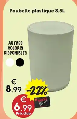 Maxi Bazar Poubelle plastique offre