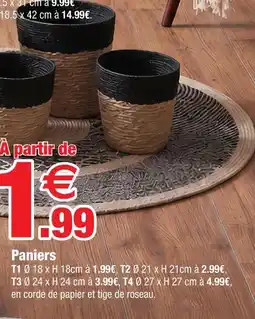 Bazarland Panier t1 offre