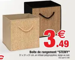 Bazarland Boite de rangement stemy offre