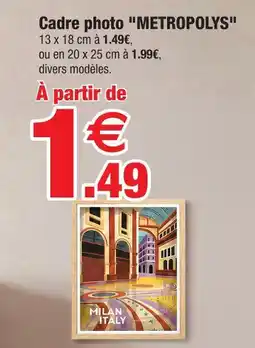 Bazarland Cadre photo metropolys offre