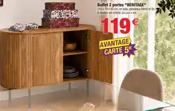 Bazarland Buffet 2 portes heritage offre