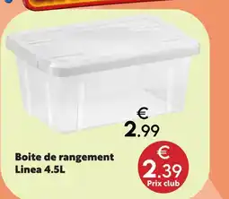 Maxi Bazar Boite de rangement linea 4.5l offre
