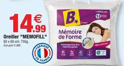 Bazarland Oreiller memofill offre