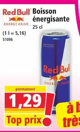 Norma Red bull boisson énergisante offre