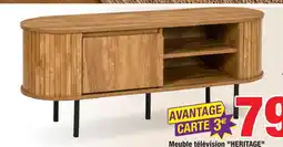 Bazarland Meuble télévision heritage offre