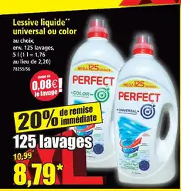 Norma Lessive liquide universal offre