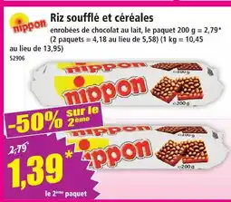 Norma Mippon riz soufflé et céréales offre
