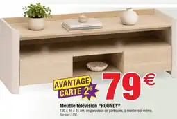 Bazarland Meuble télévision roundy offre