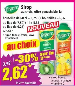 Norma Teisseire sirop offre