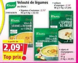 Norma Knorr velouté de légumes légumes d’automne offre