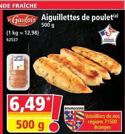 Norma Le gaulois aiguillettes de poulet offre