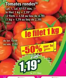 Norma Tomates rondes offre