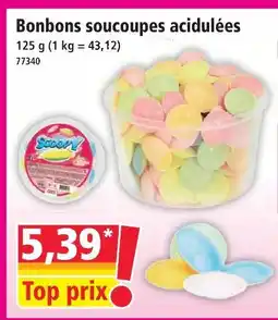 Norma Bonbons soucoupes acidulées offre