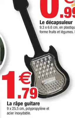 Bazarland La râpe guitare offre