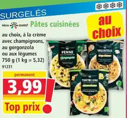 Norma Villa gusto pâtes cuisinées offre