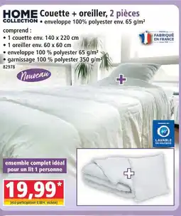 Norma Home collection couette + oreiller offre