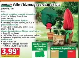 Norma Power garden voile d’hivernage et ruban de jute offre