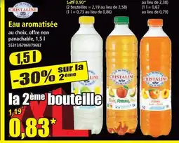 Norma Cristaline eau aromatisée offre