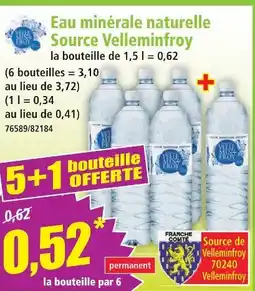 Norma Velleminfroy eau minérale naturelle source offre