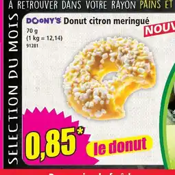 Norma Donut citron meringué offre