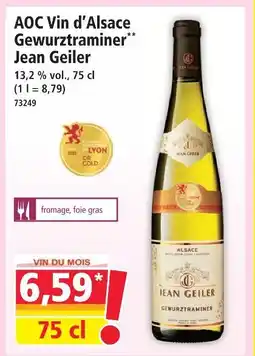 Norma Jean geiler aoc vin d’alsace gewurztraminer offre