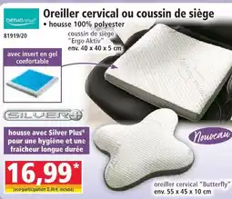 Norma Ortho-vital oreiller cervical ou coussin de siège offre