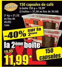Norma Fortisimo 150 capsules de café offre