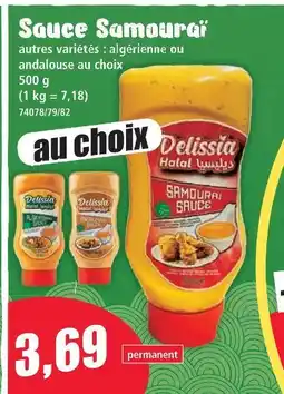 Norma Delissia sauce samouraï offre